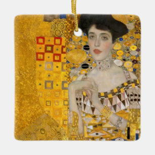 Gustav Klimt - Portrait von Adele Bloch-Bauer I Keramikornament
