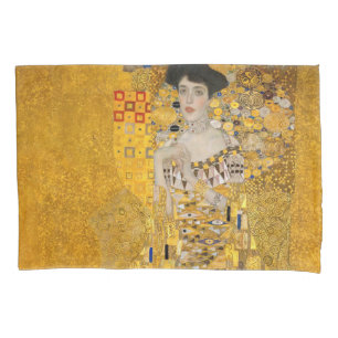 Gustav Klimt - Portrait von Adele Bloch-Bauer I Kissenbezug