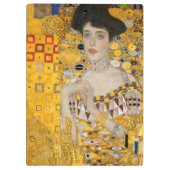 Gustav Klimt - Portrait von Adele Bloch-Bauer I Klemmbrett (Rückseite)