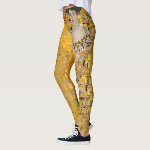 Gustav Klimt - Portrait von Adele Bloch-Bauer I Leggings