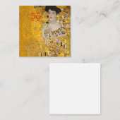 Gustav Klimt - Portrait von Adele Bloch-Bauer I Mitteilungskarte (Vorne/Hinten)