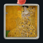 Gustav Klimt - Portrait von Adele Bloch-Bauer I Ornament Aus Metall<br><div class="desc">Portrait von Adele Bloch-Bauer I - Gustav Klimt, Oil on Leinwand, 1907</div>