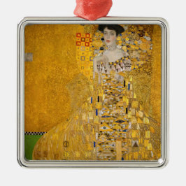 Gustav Klimt - Portrait von Adele Bloch-Bauer I Ornament Aus Metall