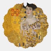 Gustav Klimt - Portrait von Adele Bloch-Bauer I Ornament Karte (Vorderseite)