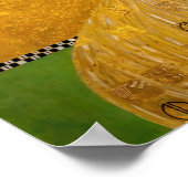 Gustav Klimt - Portrait von Adele Bloch-Bauer I Poster (Ecke)