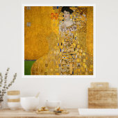 Gustav Klimt - Portrait von Adele Bloch-Bauer I Poster (Küche)