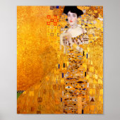 Gustav Klimt Portrait von Adele Bloch-Bauer I Poster (Vorne)