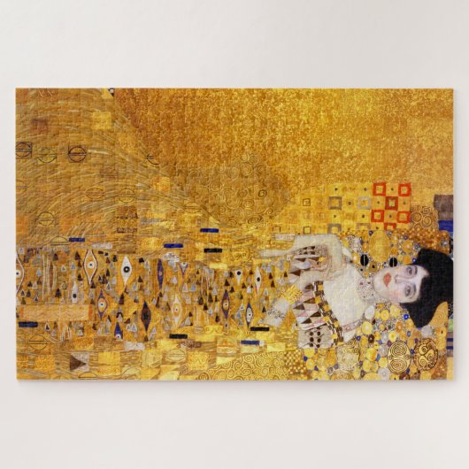 Gustav Klimt Portrait von Adele Bloch-Bauer I Puzzle (Horizontal)