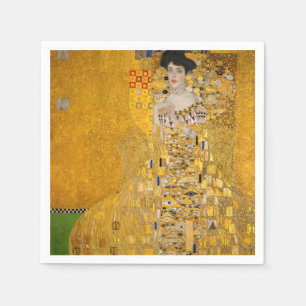 Gustav Klimt - Portrait von Adele Bloch-Bauer I Serviette