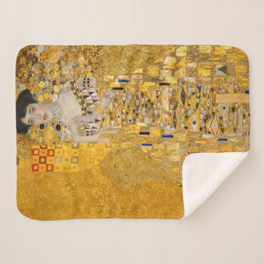 Gustav Klimt - Portrait von Adele Bloch-Bauer I Sherpadecke (Vorderseite (Horizontal))