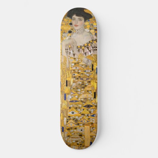 Gustav Klimt - Portrait von Adele Bloch-Bauer I Skateboard (Vorderseite)