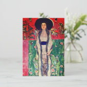 Gustav Klimt Portrait von Adele Bloch-Bauer II Einladung (Stehend Vorderseite)