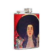 Gustav Klimt Portrait von Adele Bloch-Bauer II Flachmann (Rechts)