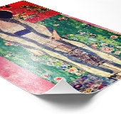 Gustav Klimt Portrait von Adele Bloch-Bauer II Fotodruck (Ecke)