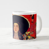 Gustav Klimt Portrait von Adele Bloch-Bauer II Jumbo-Tasse (Vorderseite Rechts)