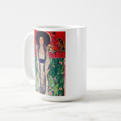 Gustav Klimt Portrait von Adele Bloch-Bauer II Kaffeetasse (Vorderseite Links)