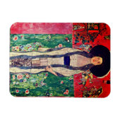 Gustav Klimt Portrait von Adele Bloch-Bauer II Magnet (Horizontal)