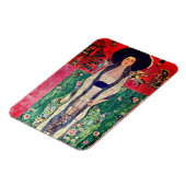 Gustav Klimt Portrait von Adele Bloch-Bauer II Magnet (Linke Seite)