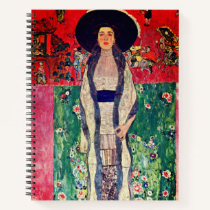 Gustav Klimt Portrait von Adele Bloch-Bauer II Notizblock