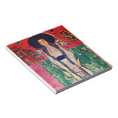 Gustav Klimt Portrait von Adele Bloch-Bauer II Notizblock (angewinkelt)