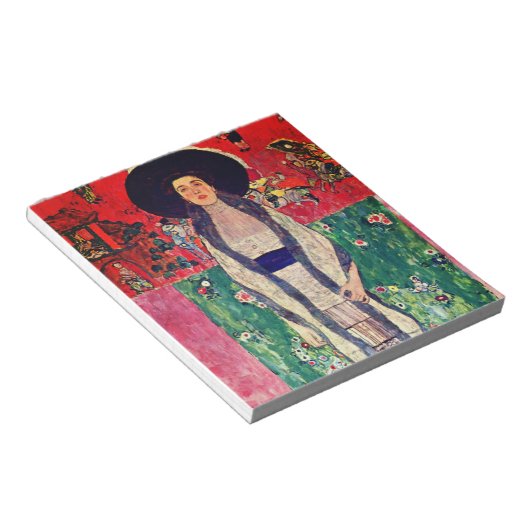 Gustav Klimt Portrait von Adele Bloch-Bauer II Notizblock (angewinkelt)