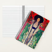 Gustav Klimt Portrait von Adele Bloch-Bauer II Notizblock (Innen)