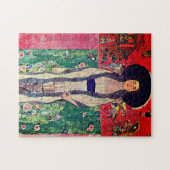 Gustav Klimt Portrait von Adele Bloch-Bauer II Puzzle (Horizontal)