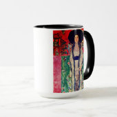 Gustav Klimt Portrait von Adele Bloch-Bauer II Tasse (VorderseiteRechts)