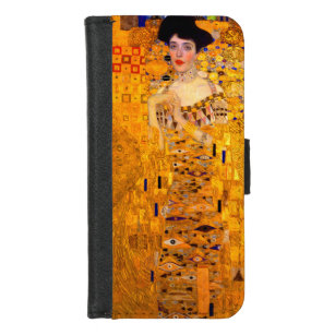 Gustav Klimt Portrait von Adele Bloch Bauer iPhone 8/7 Geldbeutel-Hülle