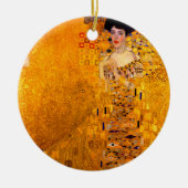 Gustav Klimt Portrait von Adele Bloch Bauer Keramik Ornament (Vorne)