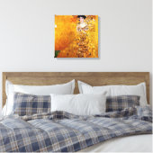 Gustav Klimt Portrait von Adele Bloch-Bauer Leinwanddruck (Insitu (Schlafzimmer))