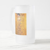 Gustav Klimt Portrait von Adele Bloch Bauer Mattglas Bierglas (Vorderseite Links)