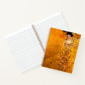 Gustav Klimt Portrait von Adele Bloch Bauer Notizblock (Innenseite)