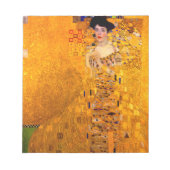 Gustav Klimt Portrait von Adele Bloch Bauer Notizblock (Vorderseite)