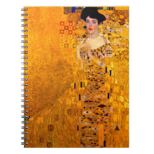 Gustav Klimt Portrait von Adele Bloch Bauer Notizblock