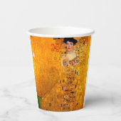 Gustav Klimt Portrait von Adele Bloch Bauer Pappbecher (Rückseite)