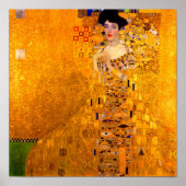 Gustav Klimt Portrait von Adele Bloch Bauer Poster (Vorne)