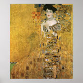Gustav Klimt - Portrait von Adele Bloch Bauer Poster (Vorne)