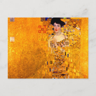 Gustav Klimt Portrait von Adele Bloch Bauer Postkarte