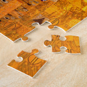 Gustav Klimt Portrait von Adele Bloch Bauer Puzzle (Seite)