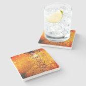 Gustav Klimt Portrait von Adele Bloch Bauer Steinuntersetzer (Seitenansicht)