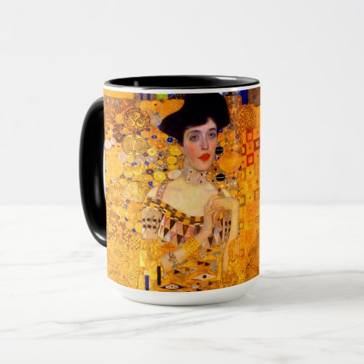 Gustav Klimt Portrait von Adele Bloch Bauer Tasse (Vorderseite Links)