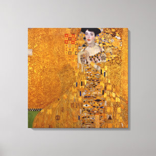 Gustav Klimt Portrait von Adele GalleryHD Vintage Leinwanddruck