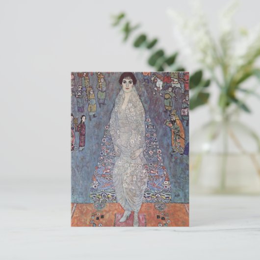 Gustav Klimt - Portrait von Baroness Bachofen-Echt Postkarte (Stehend Vorderseite)