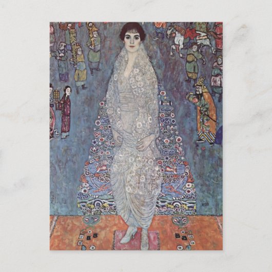Gustav Klimt - Portrait von Baroness Bachofen-Echt Postkarte (Vorderseite)
