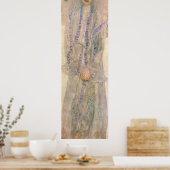 Gustav Klimt - Portrait von Gertha Felssovanyi Poster (Küche)