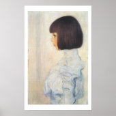 Gustav Klimt Portrait von Helene Klimt Poster (Vorne)