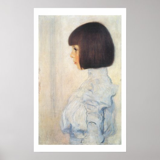 Gustav Klimt Portrait von Helene Klimt Poster (Vorne)