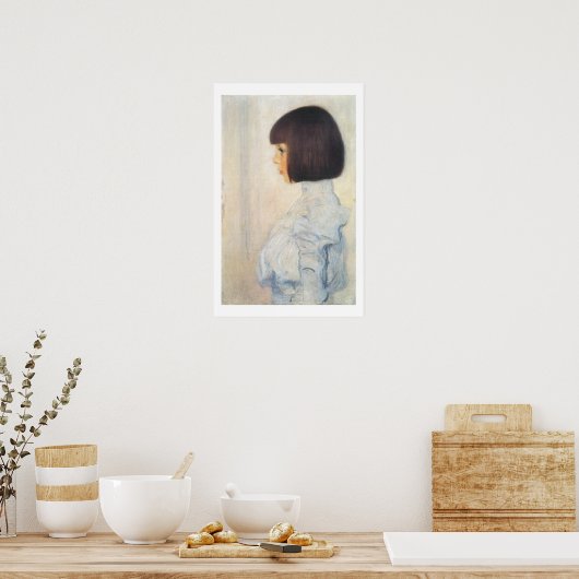 Gustav Klimt Portrait von Helene Klimt Poster (Küche)