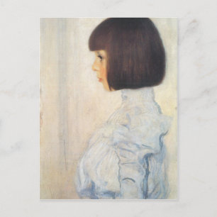 Gustav Klimt Portrait von Helene Klimt Postkarte